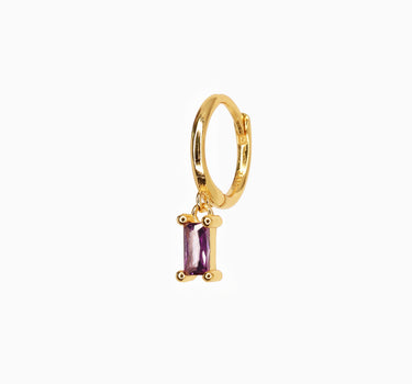 Mini CHLOE Amethyst Hoops