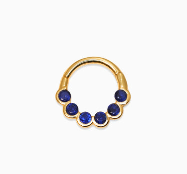 Luna Sapphire Clicker Hoop