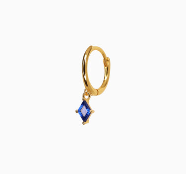 Mini Charlotte Sapphire Hoops