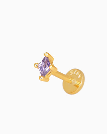 Alexandrite Cut Flat Back Labret - eyrful