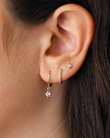 Alexandrite Cut Studs - eyrful