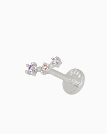 Alexandrite Dainty Climber Flat Back Labret - eyrful