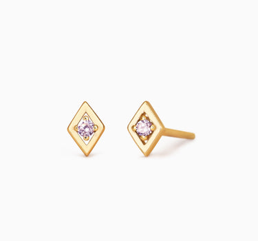 Alexandrite Geometric Studs - eyrful