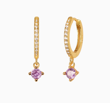 ANNA Alexandrite Hoops - eyrful