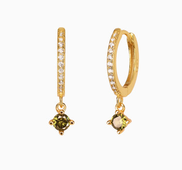 ANNA Peridot Hoops - eyrful