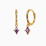 CHARLOTTE Amethyst Hoops - eyrful