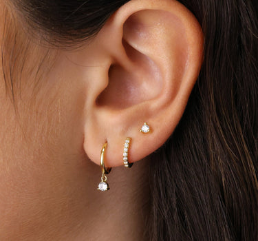 elise diamond earring set | eyrful