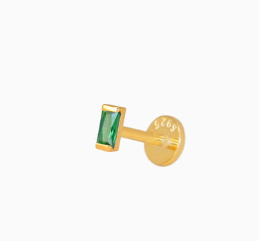 Emerald Baguette Push Pin - eyrful