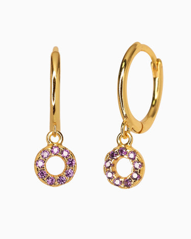 ESTHER Amethyst Hoops - eyrful