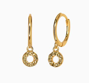 ESTHER Peridot Hoops - eyrful