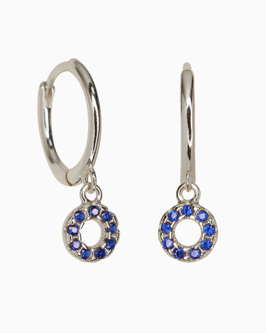 ESTHER Sapphire Hoops - eyrful