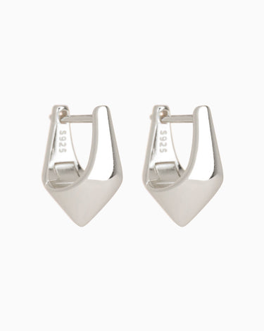 Geometric Spike Hoops - eyrful