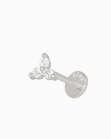 Lotus Flower Flat Back Labret - eyrful