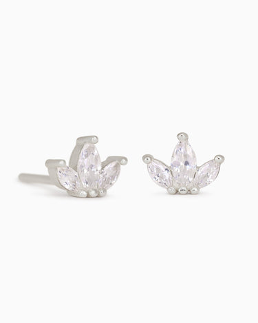 Marquise Flower Diamond Studs - eyrful