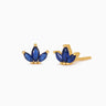 Marquise Flower Sapphire Studs - eyrful