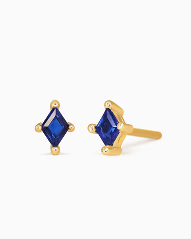 Sapphire Cut Studs - eyrful