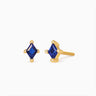 Sapphire Cut Studs - eyrful