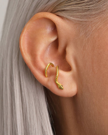 Serpent Ear Climber Studs - eyrful