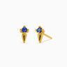 Spike Sapphire Stud - eyrful