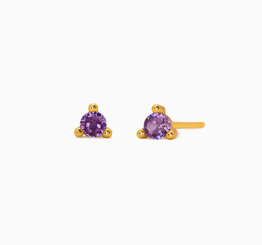 TOBI Amethyst Studs - eyrful