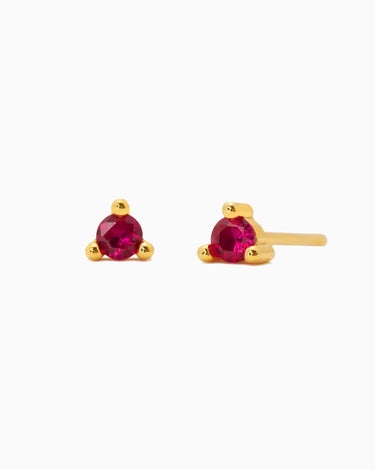 TOBI Ruby Studs - eyrful