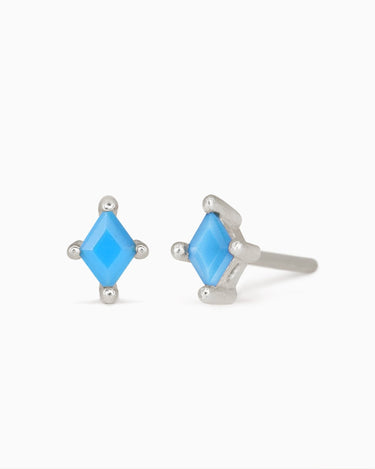 Turquoise Cut Studs - eyrful